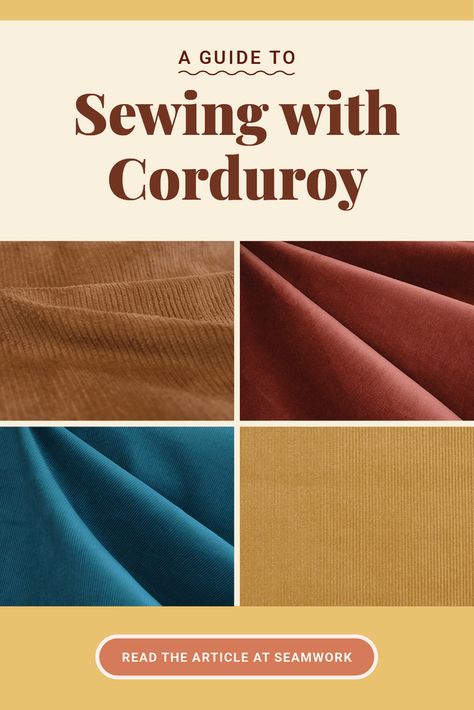 Rabbit Sewing, Corduroy Top, Sewing Alterations, Shirt Sewing Pattern, Sewing Fabrics, Clothes Sewing, Sewing Book, Corduroy Dress, Dress Sewing