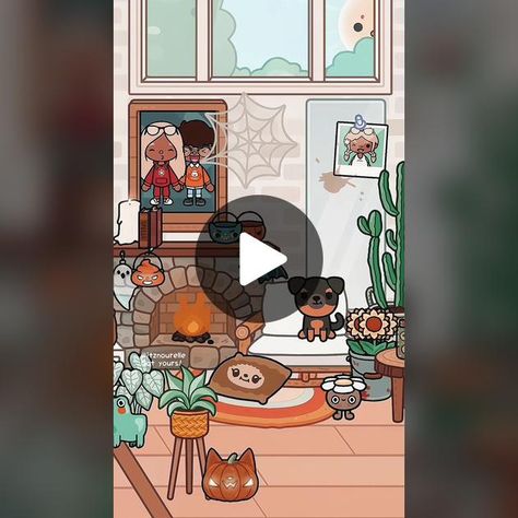 TikTok · 𝐍𝐎𝐔𝐑𝐄𝐋𝐋𝐄 |⭐️ Toca Boca House Idea, Toca Boca House Ideas, Toca Boca House, Fall House, House Tour, First Day Of School, Make Your Day, House Ideas, Make Your