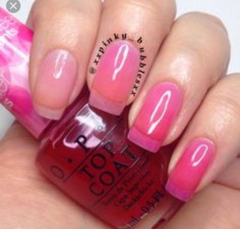 Pink tint nail polish Sheer Nail Polish, Opi Gel Nails, Sheer Nails, Grunge Nails, Really Cute Nails, Happy Friday Everyone, Nail Tattoo, Nail Varnish, Long Acrylic Nails