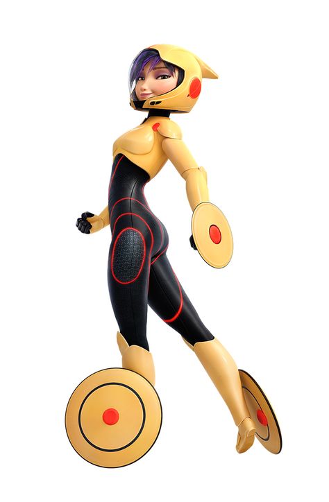 go go tomago side view Go Go Tomago, Big Hero 6 Characters, San Fransokyo, Gogo Tomago, Hiro Big Hero 6, Hiro Hamada, Seni 3d, Disney Infinity, Hero Costumes