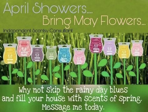 Scentsy Banner, Scentsy Pictures, Scentsy Games, Scentsy Facebook Party, Scent Garden, Selling Scentsy, April Showers Bring May Flowers, Scentsy Consultant Ideas, April Flowers