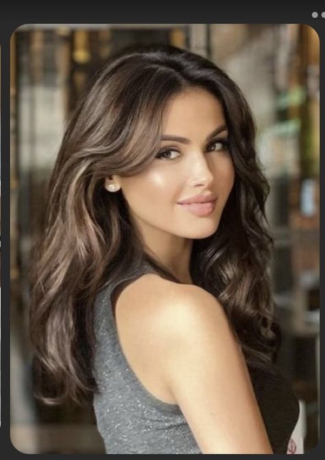 Medium Length Haircut Brown Balayage, Alena Khovrina, Hair Aesthetic, Brown Hair Balayage, Haircut And Color, Long Layered Hair, Great Hair, Aesthetic Hair, Layered Hair