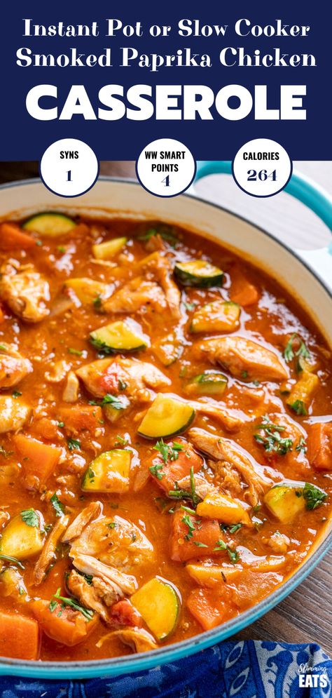 Hearty Chicken Casserole, Pressure Cooker Chicken Casserole, Chicken And Vegetable Casserole Recipes, Chicken Casserole With Vegetables, Instant Pot Chicken Casserole Recipes, Instant Pot Chicken Casserole, Slow Cooker Chicken Casserole Recipes, Smoked Paprika Recipes, Slow Cooker Chicken And Vegetables