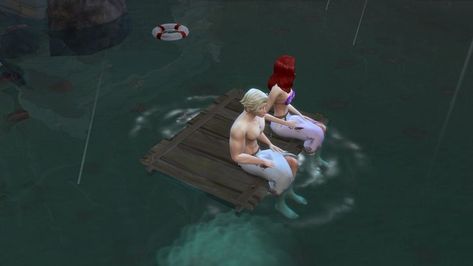 Sims 4 Shipwreck Cc, Be Invisible, Dry Land, Sims 4 Expansions, Sims Hair, Cc Sims, In Construction, Wooden Planks, Ts4 Cc