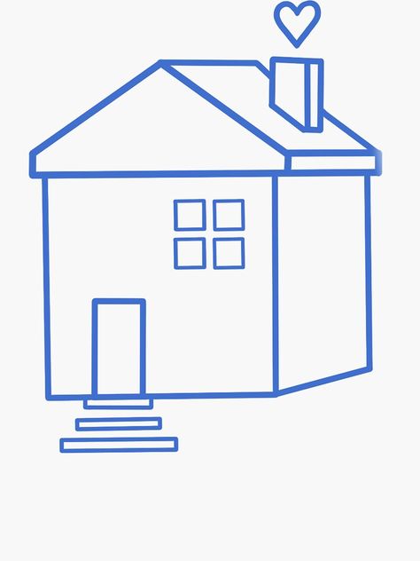 Harrys House Painting Ideas, Harry’s House Tattoo Outline, Harry House Drawing, Harrys House Stickers Printable, Harry Styles Harrys House Tattoos, Harry Styles House Tattoo, Harry Styles Tattoos Harrys House, Harrys House Logo, Harry’s House Drawing