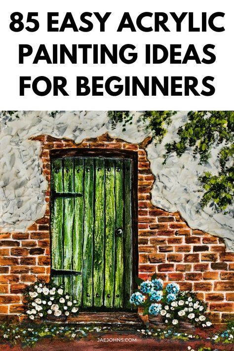 Acrylic Painting Ideas On Canvas, Acrylic Painting Ideas For Beginners, Learn Acrylic Painting, Easy Acrylic Painting Ideas, Easy Landscape Paintings, Acrylic Painting Inspiration, Fine Art Acrylic, Acrylic Painting Ideas, Painting Ideas For Beginners