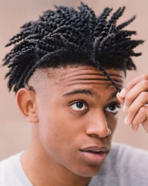 Two Strand Twist Hairstyles, Black Boy Hairstyles, Mens Twists Hairstyles, Hair Twists Black, Braids For Men, Beyonce Hair, Male Hairstyles, Twisted Hair, Dreadlock Hairstyles For Men