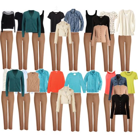 How to wear camel ankle pants by nerdychick0 on Polyvore featuring Ð¼Ð¾Ð´Ð°, TravelSmith, Raoul, J.Crew, Old Navy, Chinti and Parker, Viktor & Rolf, Jaeger, Madewell and Michael Kors Camel Color Outfits, Camel Pants Outfit, Colored Pants Outfits, Pants Outfit Work, Chic Capsule Wardrobe, Camel Outfit, Camel Pants, Project 333, Winter Pants Outfit