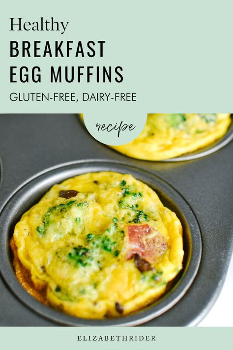 Dairy Free Egg Muffins Breakfast, Gluten Free Dairy Free Mini Quiche, Dairy Free Egg Breakfast, Gluten Free Dairy Free Egg Bites, Gluten Free Dairy Free Breakfast Muffins, Gluten Free On The Go Breakfast, Gluten Free Egg Muffins, Dairy Free Quiche Crustless, Gluten And Dairy Free Breakfast Recipes