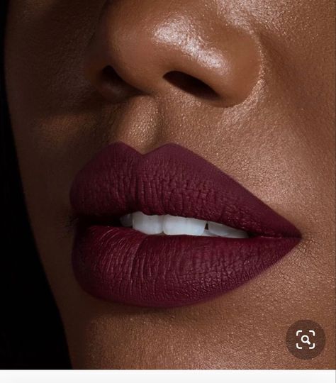 Black woman makeup Deep Berry Lipstick, Burgundy Lipstick Black Women, Brown Girl Lipstick Shades, Brown Lipstick For Black Women, Fall Makeup For Black Women, Dark Skin Lipstick, Dark Red Lipstick Makeup, Black Woman Makeup, Christmas Lips