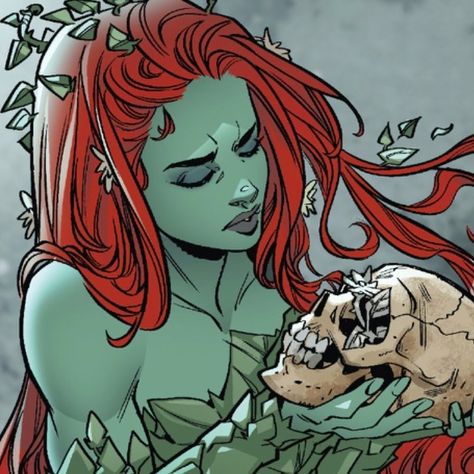 Pamela Isley, Poison Ivy, A Drawing, Red Hair, Dc Comics, Ivy, A Woman, Comics, Red