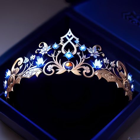 Fantasy Crowns Art, Fantasy Crown Queens, Fantasy Jewelry Magic, Fantasy Crown, Crown Aesthetic, Queen Jewelry, Princess Jewelry, Headpiece Jewelry, Magical Jewelry