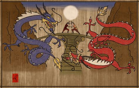 Dance Dragons by DarthPonda Avatar The Last Airbender Dragon Dance, Dragon Dance Tattoo, Avatar The Last Airbender Dragon, Avatar Legends, Dancing Dragon, Dance Tattoo, Avatar Tattoo, Dragons Tattoo, Yip Yip