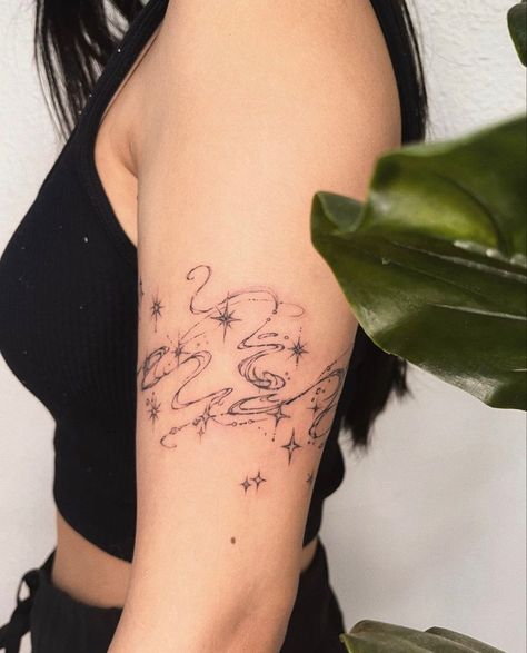 Miniature Tattoos, Whimsical Tattoos, Arm Tattoos For Women, Discreet Tattoos, Subtle Tattoos, Aesthetic Tattoo, Elegant Tattoos, Dope Tattoos, Star Tattoos