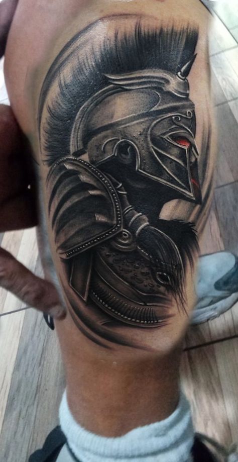 Spartan Tattoo Cover Up, Arm Coverup Tattoo Men, Tattoo Gladiator, Sparta Tattoo, Arm Cover Up Tattoos, Tatuaje Cover Up, Gladiator Tattoo, Celtic Cross Tattoos, Spartan Tattoo