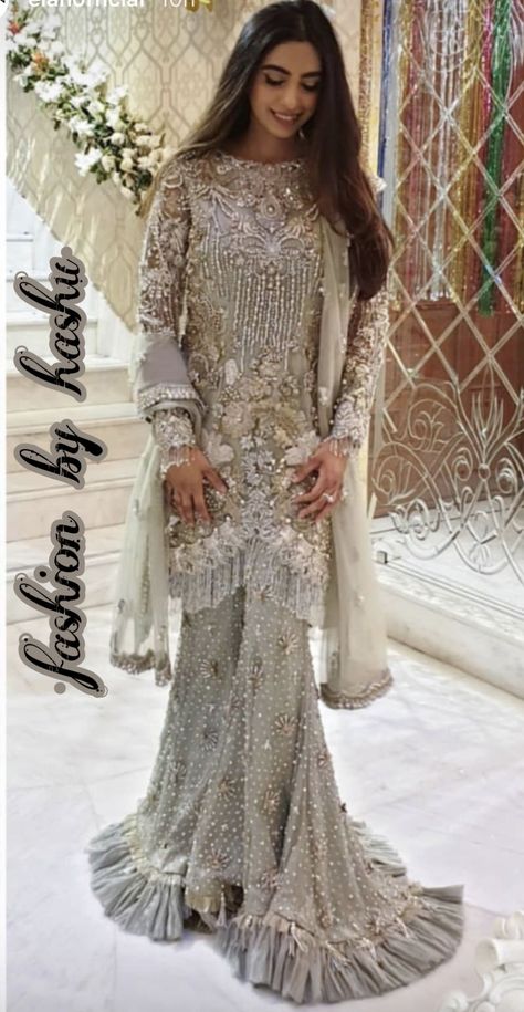 New Design of Bridal and Fancy Dresses launched at very affordable prices #fancydress #bridaldress #partydress Pakistani Brides Sister Dresses, Valima Dress Pakistani Sister, Pakistani Wedding Wear For Sister, Elan Couture, Pakistani Wedding Outfits Sisters, Valima Outfit, Qawali Night, Elan Bridal, Brides Sister