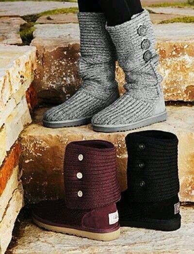 Winter is coming ❄️ Ugg Sweater Boots, Knit Ugg Boots, Ugg Snow Boots, Ugg Boots Outfit, Ugg Boots Sale, Uggs For Cheap, Ugg Boots Cheap, Ugg Boots Outlets, Ugg Winter Boots