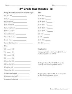 Free second grade math worksheets Second Grade Math Worksheets, Grade 2 Math, Math Minutes, Kindergarten Math Worksheets Addition, 2nd Grade Math Worksheets, Second Grade Math, Kindergarten Math Worksheets, 2nd Grade Math, Elementary Math