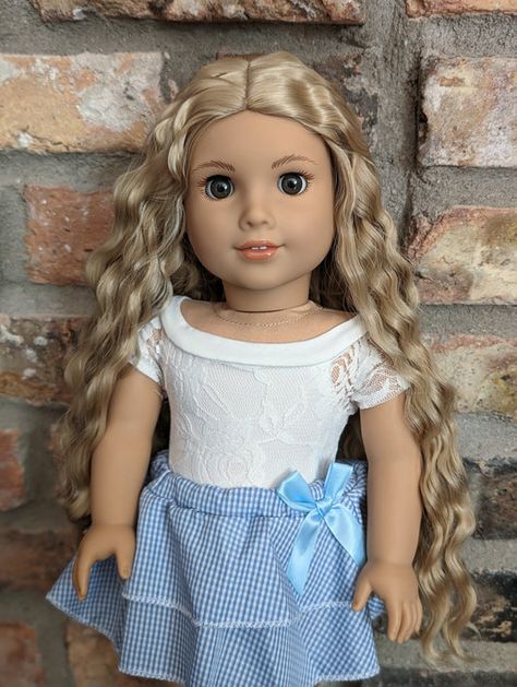 Gallery American Girl Doll Aesthetic, Caroline Abbott, Spiderman Birthday Cake, Custom American Girl Dolls, Clear Hair, America Girl, Doll Aesthetic, Face Mold, Hair Aesthetic