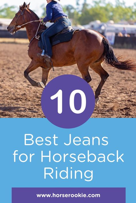 Jeans have evolved to become mainstream fashion in the United States, but still function as the pants of choice for the modern cowboys and cowgirls. But they aren't all created equal! Click to see our top picks. #horserookie #horseridingjeans #horseridingapparel Horse Riding Attire, Modern Cowboy, Riding Outfit, Cowboy And Cowgirl, Best Jeans, Horseback Riding, Horse Riding, The Modern, Horses