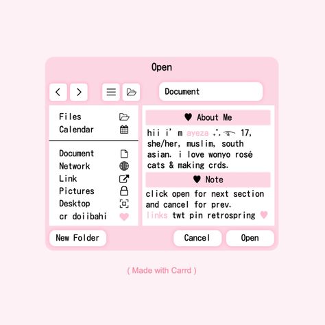 Computer Website Design, Straw Page Inspo Website, Pink Computer Aesthetic, Google Sites Ideas, Google Sites Ideas Aesthetic, Web Core Aesthetic, About Me Website Design, Carrd Fonts, Carrd Inspo Interactive