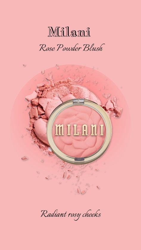 Get petal-perfect cheeks with Milani Rose Powder Blush - Tea Rose. This cruelty-free blush contours and highlights, offering a natural rosiness in a choice of matte or shimmery shades. Essence Blush, Milani Rose Powder Blush, Highlight Face, Rose Powder, Too Faced Highlighter, Contour Highlight, Blush Contour, Powder Blush, Tea Rose