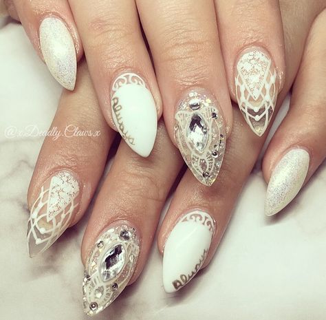 Wedding Nails Acrylic, Nails Summer Almond, Nailart Wedding, Nails Acrylic Summer, Nails Acrylic Fall, Pink Gel, Nails Wedding, Super Nails, Bride Nails