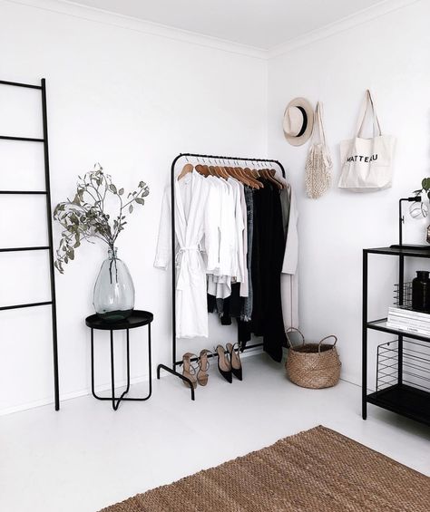 S T O R A G E Black And White Room, Living Room Vanity, Minimalist Dekor, Minimalist Living Room Design, White Bedroom Decor, Modern Minimalist Living Room, Decor Studio, Decor Ikea, Interior Minimalista