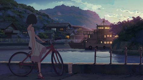 Japon Illustration, Anime Gifs, Cross Roads, Haruki Murakami, Aesthetic Gif, Anime Background, Anime Movies, Anime Scenery, Studio Ghibli