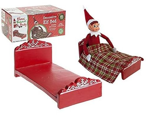 Elf On The Shelf Clothes - Why not surprise your Christmas elf with this fun Elf On The Shelf gear! From letters to Santa to elf beds, you're elf will love it! #elfontheshelf #elfontheshelfclothes #elfclothes #elfontheshelfprops #christmaself #ad Elf Bed, Elves At Play, Reindeer Pet, Elf Mischief, Table Centre Pieces, Elf Pets, Reindeer Pajamas, Diy To Sell, Pets Stuff