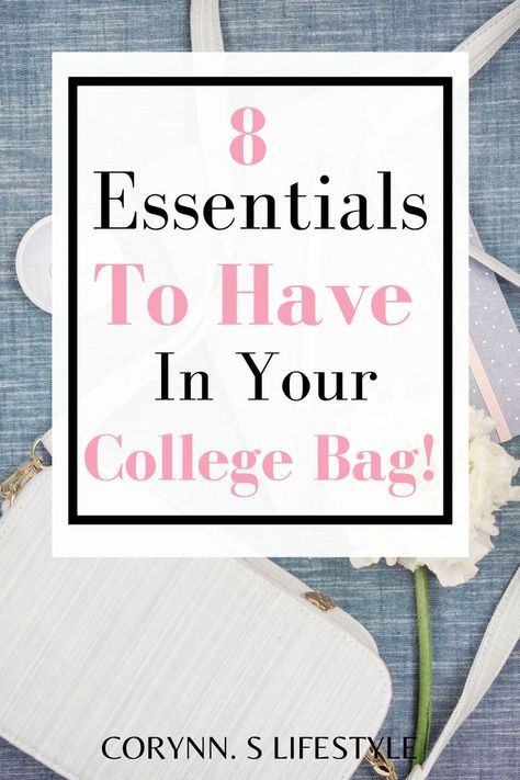 College Backpack Organization, Whats In Your Bag, College Backpack Essentials, Essentials For College, College Freshman Advice, Bag For College, Freshman Advice, Back To University, Pharmacy School