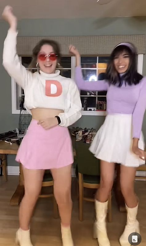 Trixie Tang And Veronica Costume, Trixie And Veronica Costume, Trixie And Veronica, Trixie Tang Costume, Trixie Tang, Trio Halloween Costumes, Halloween Inspo, Costume Ideas, Bbc