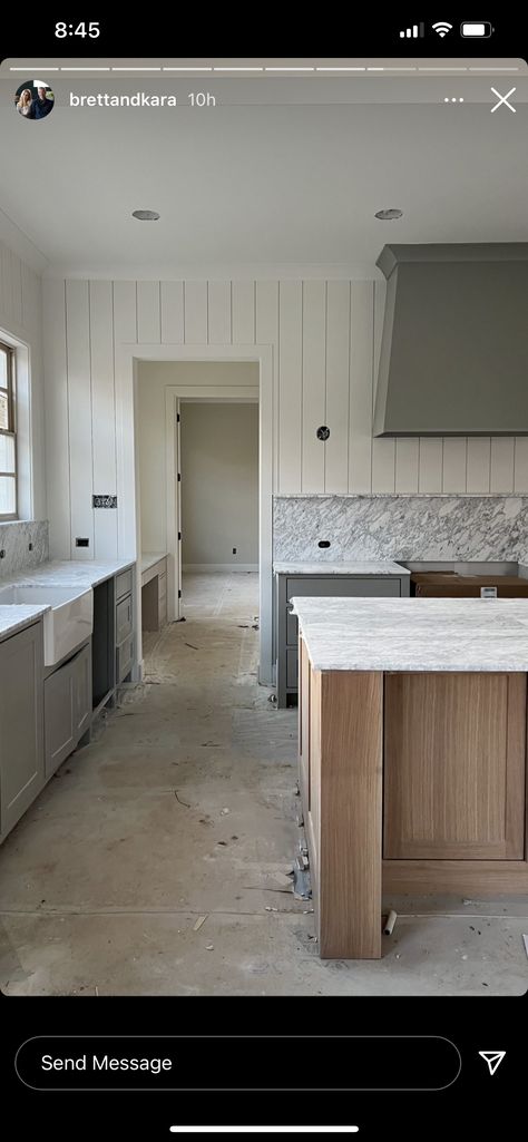 Old Meets New Kitchen, Kitchen With No Upper Cabinets, Construction Planning, Going Live Tomorrow, Reno House, Forest Kitchen, No Upper Cabinets, Countryside Kitchen, Kitchen Vibes