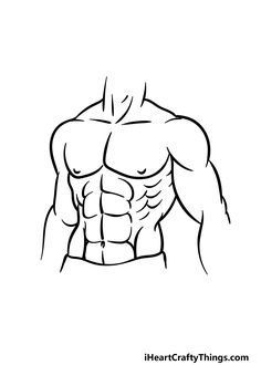 6 Packs Abs Guys, Abs Drawing, Drawing Template, 6 Pack Abs, Six Pack Abs, Drawing Templates, Six Packs, Six Pack, 6 Packs