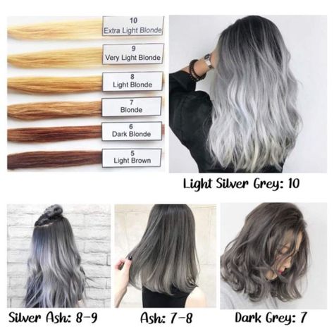 Grey Hair Formula, Bleaching Hair, How To Dye Hair At Home, Bleaching Powder, Color Mask, Grey Hair Dye, Bleaching Your Hair, Level 8, Blow Dry Hair