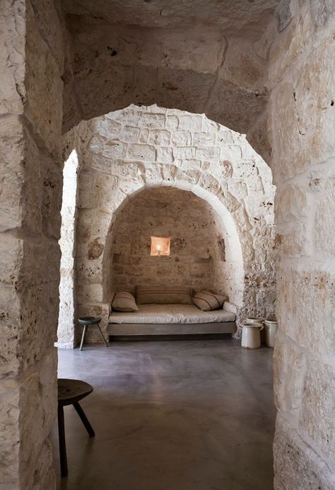 Stone Room, Old Stone, Brick And Stone, Stone Houses, Stone House, B & B, Puglia, 인테리어 디자인, Architecture Details