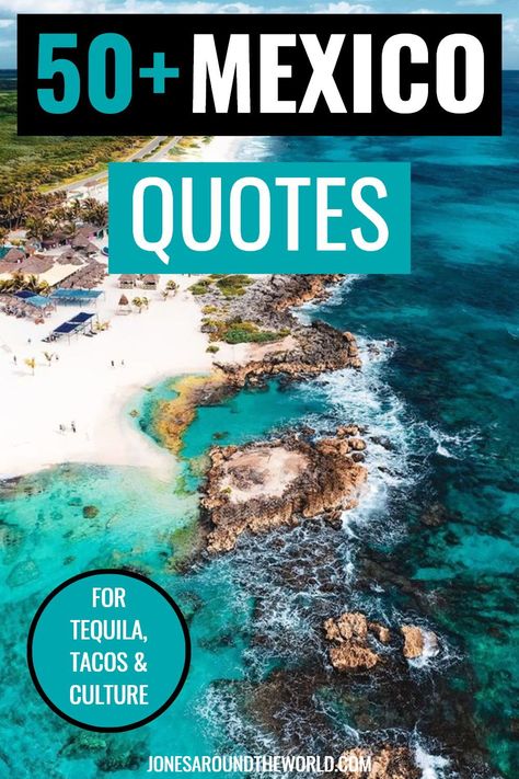 Inspire your next trip to Mexico with my list of the best Mexico Quotes to inspire a grand adventure. Who doesn’t love Mexico? South of the US border lies one of the most exotic, beautiful and culturally rich countries in the world, and I for one consider it one of my favorite places on Earth! Care to read a little about this exciting country to inspire your own journey? These are some of the best quotes about Mexico! City Quotes Instagram, Quotes About Road Trips, Humor Life Quotes, Mexico Quotes, Swimming With Turtles, Road Trip Quotes, City Quotes, Trip To Mexico, Us Border