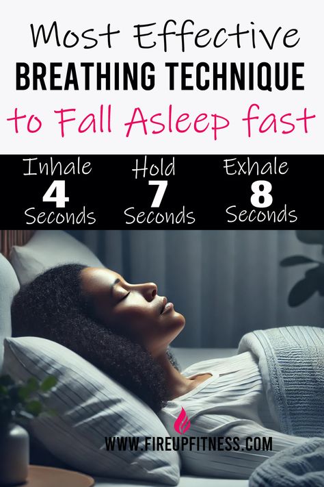 Most Effective Breathing Technique to Fall Asleep Fast  😴 Things To Help Fall Asleep, How To Sleep Faster Hacks, Sleep Hacks Falling Asleep, Sleep Sounds Falling Asleep, Ways To Fall Asleep Faster, How To Fall Asleep Quickly, Falling Asleep Tips, Help Falling Asleep, Sleep Hacks