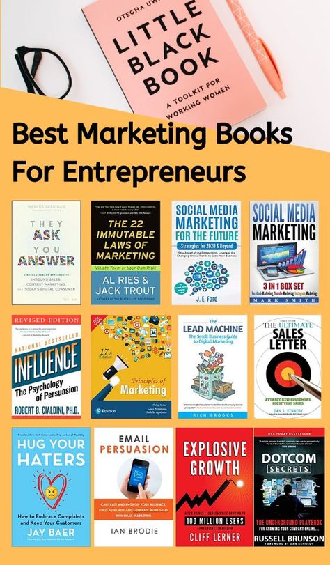 Books For Entrepreneurs, Digital Marketing Books, Business Books Worth Reading, Marketing Books, Entrepreneur Books, Best Self Help Books, Investing Books, Self Development Books, Vie Motivation