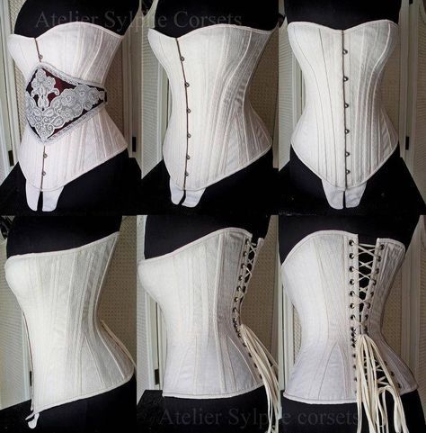 patron gratuit couture bustier Era Victoria, Corset Sewing Pattern, Victorian Corset, Corset Costumes, Corset Pattern, Corset Fashion, Corsets And Bustiers, Corset Lingerie, Bustiers