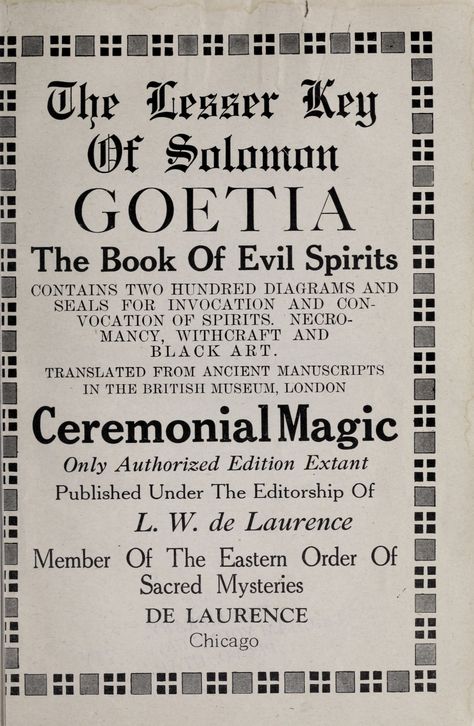 The lesser key of Solomon | Project Gutenberg Lesser Key Of Solomon Demons, Keys Of Solomon, Book Of Solomon, Lesser Key Of Solomon, Key Of Solomon, Project Gutenberg, Great King, The Exorcist, Evil Spirits