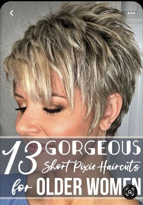 Cheveux Courts Funky, Kort Pixie, Pixie Haircut Fine Hair, Short Spiky Haircuts, Short Spiked Hair, Short Sassy Haircuts, Sassy Haircuts, Short Spiky Hairstyles, Short Silver Hair