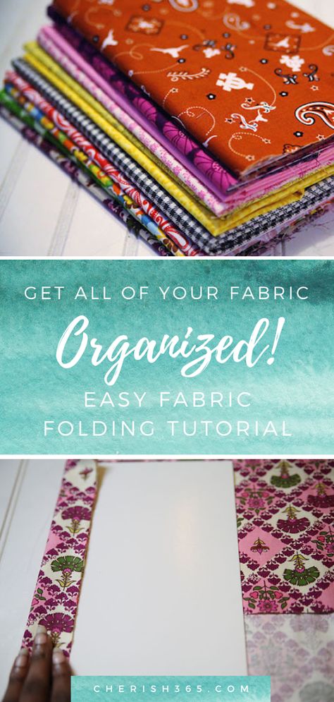 Colorful folding fabric rolled up on comic book boards for organization. Fabric Folding For Storage, Folding Fabric On Comic Boards, Fabric Organizer Boards, How To Fold Fabric On Comic Book Boards, Folding Fabric For Storage, How To Fold Fabric For Storage, Storing Fabric Ideas, How To Store Fabric, Quilt Organization