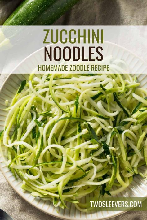 Zucchini Noodles | How To Make Zoodles How To Make Zoodles, Making Zucchini Noodles, Cook Zucchini Noodles, Zoodles Recipe, Veggie Noodles Recipes, Pasta Substitute, Traditional Pasta, Zucchini Noodle Recipes, Healthy Vegetable Recipes