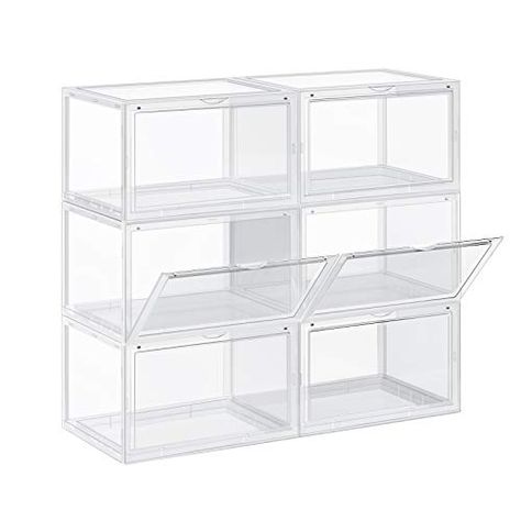 Shoe Storage Unit, Space Saving Shoe Rack, Clear Shoes, Transparent Box, Shoe Holders, Plastic Shoes, Shoe Boxes, Folding Doors, Shoe Organizer