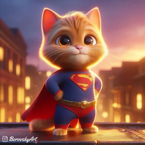 Superman Day! 😺🌟🎉 The superhero of all time, no doubt. A good way to celebrate is to watch a movie with him in it.📽🎞😊 And do it with friends 😺🫶 Have a Super day! 😺✨️ #supermanday #superman #AI #aiart #kitty #cat #goodvibes #superhero #dc #dccomics Have A Super Day, Men's Day, Transportation Design, Kitty Cat, All Time, Superman, Dc Comics, Transportation, All About Time