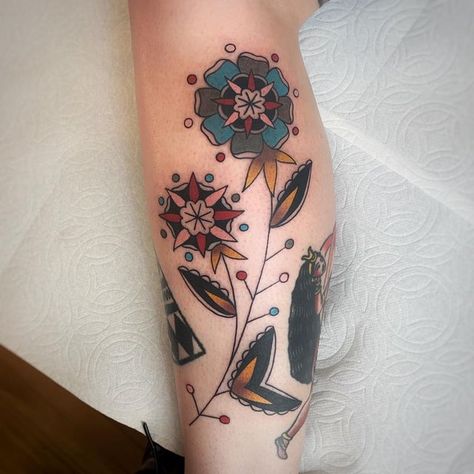 Manee Friday on Instagram: "Here is one from @scapegoat tattoo earlier this week. Thanks Laura!" Scapegoat Tattoo, Flower Tattoo, Tattoos, On Instagram, Instagram