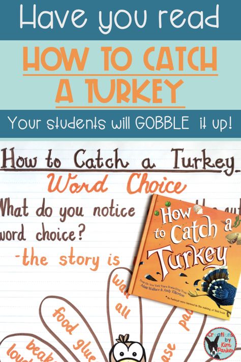 Word Choice Anchor Chart, Turkey Writing, Thanksgiving Read Aloud, Kim Parker, Thanksgiving Readings, Fall Classroom Ideas, Thanksgiving Lessons, Thanksgiving Kindergarten, Thanksgiving Writing