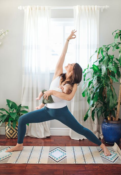 Yoga With Baby, Yoga Mom Aesthetic, Kriya Yoga Exercises, Mommy And Me Yoga, Baby Yoga Poses, Yoga Content, Yoga Pregnancy, Mom And Baby Yoga, Poses To Try