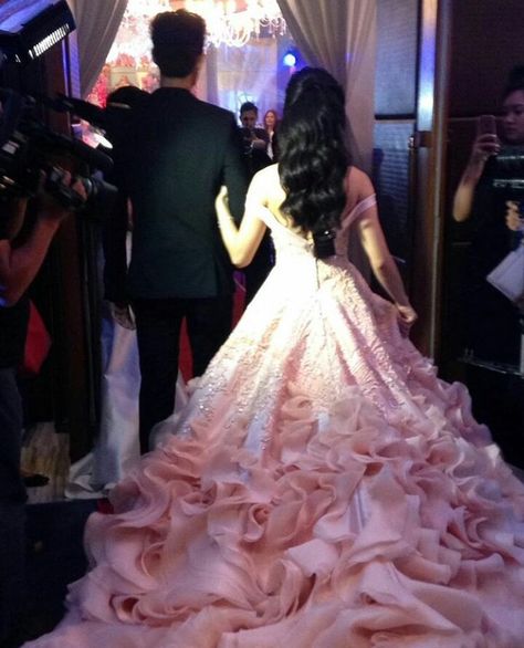 Donny Pangilinan Video, Filipino Debut, Kisses Delavin, Debut Theme, Donny Pangilinan, Pink Wedding Dresses, Dresses 2024, Beaded Tassels